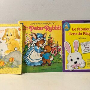 Kids' Easter Paperback&Activity Book Bundle "How Peter Cottontail Got His Name"